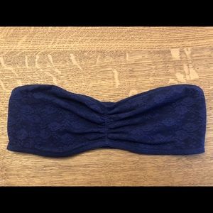PINK Victoria’s Secret navy lace bandeau